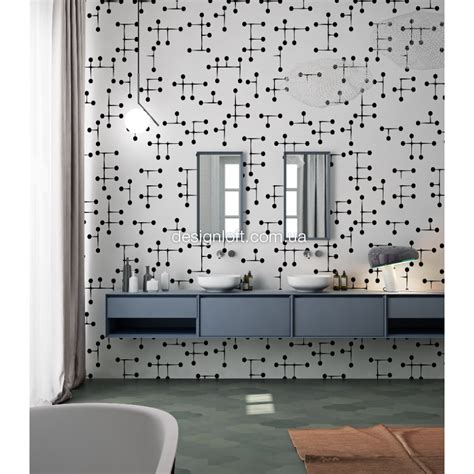 Дизайнерские обои "Атом" / wallpaper bathroom TO-157 в стиле лофт ...