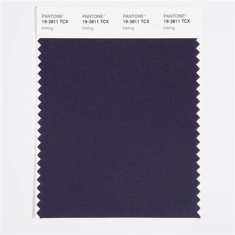 Pantone 19 3811 Tcx Swatch Card Inkling Design Info