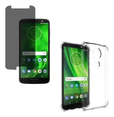 Kit Capa Capinha Para Moto G Plus Pelicula Privacidade