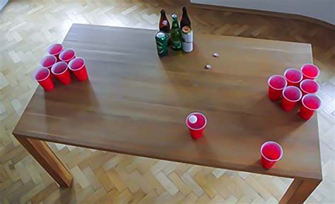 Configuração de Beer Pong Beirut Cups Beer pong Jogos de bebida