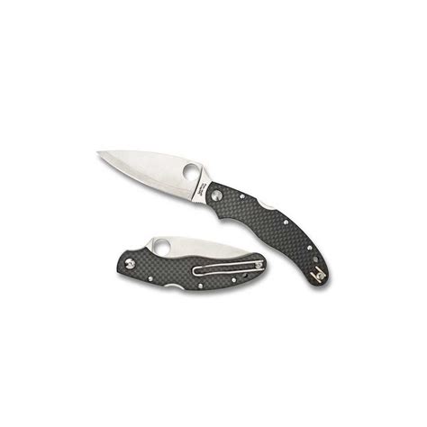 Spyderco Caly Carbon Fiber Zdp Plain Sc Cfpe Folders Pa