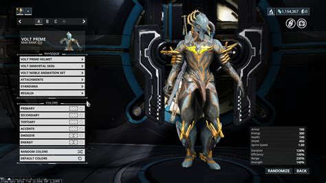 Enabling/Disabling prime details on all prime warframes - Art ...