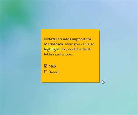 Conceptworld On Twitter Sneak Peek 5 Markdown Sticky Notes In The New Version Of Notezilla