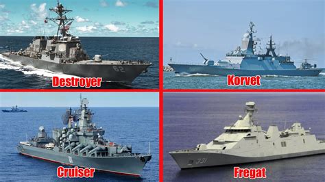 Perbedaan Korvet Fregat Destroyer Cruiser Dll Jenis Jenis Kapal