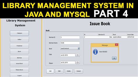 Library Management System Project In Java Part Youtube