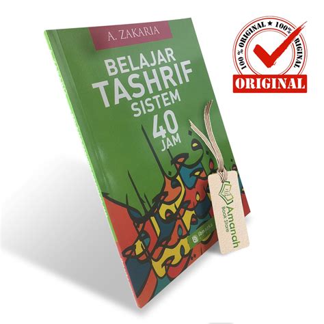 Jual Buku Belajar Tashrif Sistem 40 Jam Penerbit Ibn Azka Press