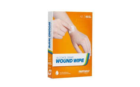 Wound Wipe Alcohol Swab 10pk Hest Paramedical