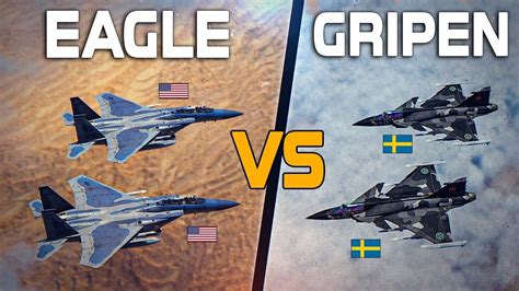 Found On Youtube Eagle Vs Gripen F 15e Strike Eagle Vs Jas 39 Gripen Digital Combat