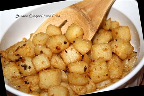 Sesame Ginger Home Fries Actifry Recipes