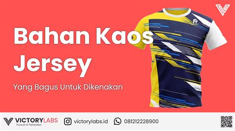 Bahan Kaos Jersey Yang Bagus Untuk Digunakan