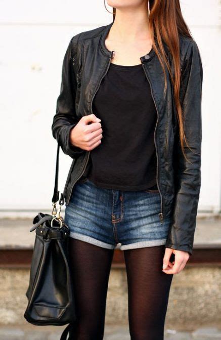 How To Wear Tights With Shorts Black 31 New Ideas Shorts With Tights Black Tights Outfit