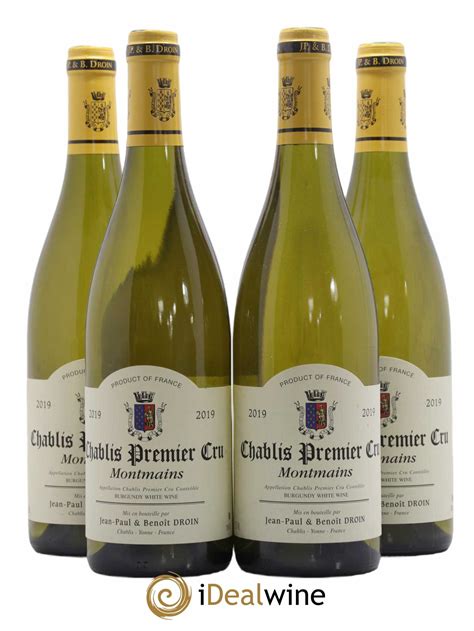 Acheter Chablis Er Cru Montmains Jean Paul Beno T Droin Domaine