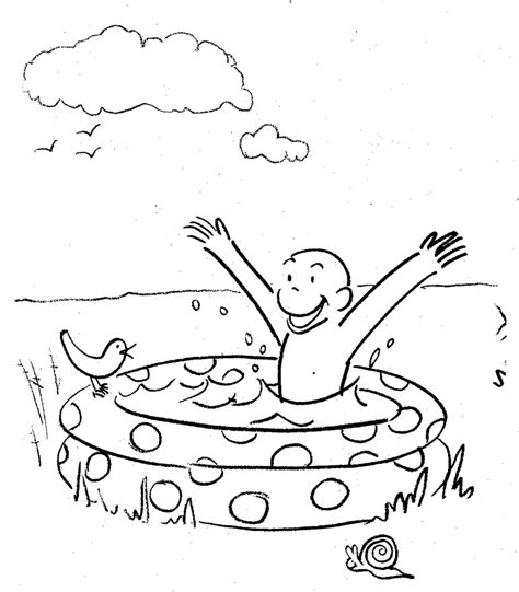 Printable Curious George Coloring Pages