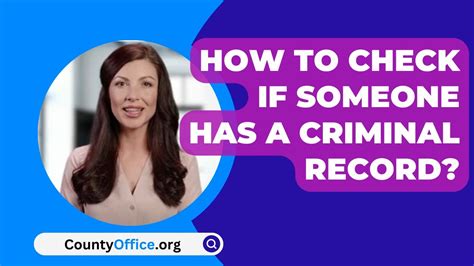 How To Check If Someone Has A Criminal Record Countyoffice Org Youtube