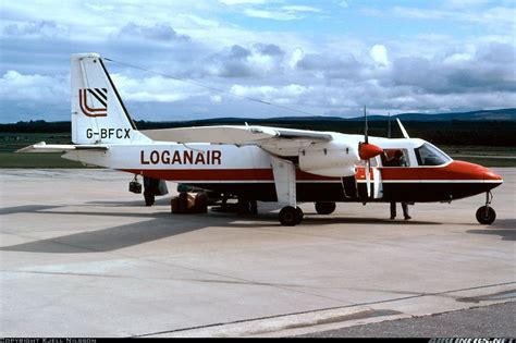 Britten Norman Bn 2a 26 Islander Loganair Aviation Photo 2103707