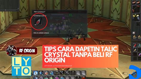 Tips Cara Judi Talic Dapetin Talic Crystal Tanpa Beli Rf Origin