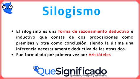 Descubre El Significado Del Silogismo Y Sus Funciones