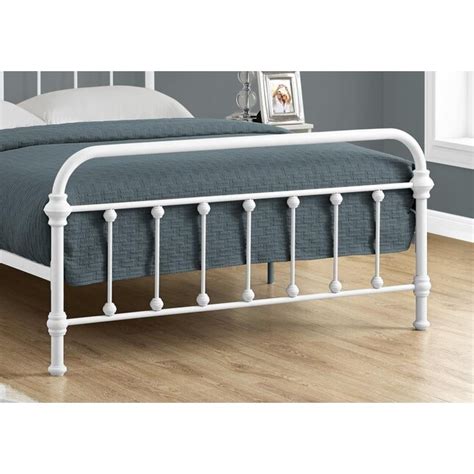 White Full Metal Bed Frame in the Beds department at Lowes.com