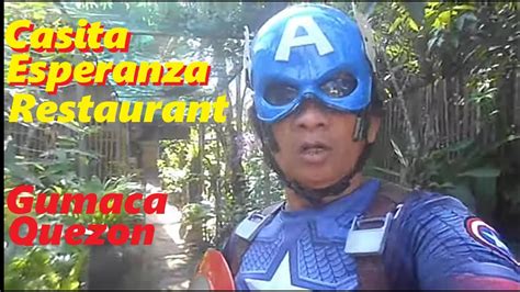 Pinoy Captain America In Gumaca Quezon Philippines Casita Esperanza