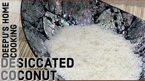 HOMEMADE DESICCATED COCONUT COCONUT FLOUR RECIPE YouTube