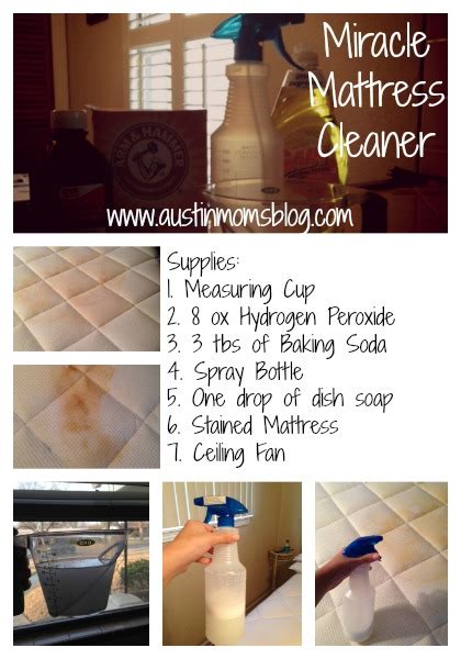 how to clean old mattress stains