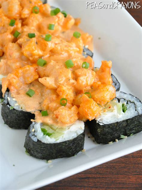 Homemade Sushi Volcano Roll Recipe