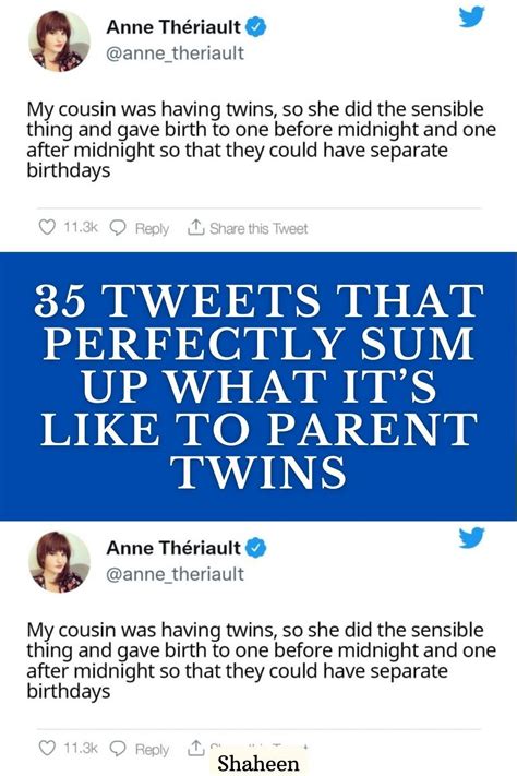 35 Tweets That Perfectly Sum Up What It S Like To Parent Twins Artofit