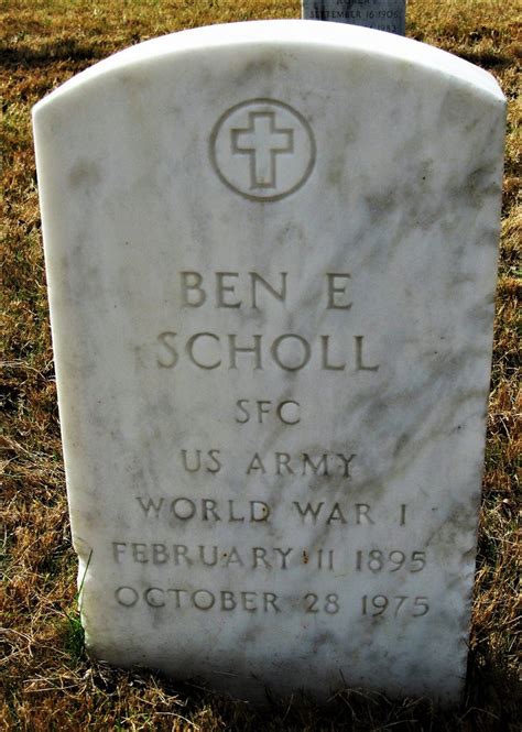 Ben Edmond Scholl Find A Grave Memorial