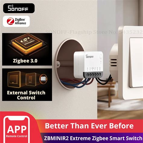 Умный выключатель SONOFF ZBMINIR2 Extreme Zigbee | AliExpress