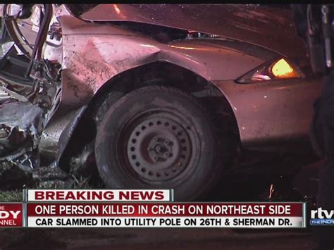 Car Crashes Into Utility Pole Killing One