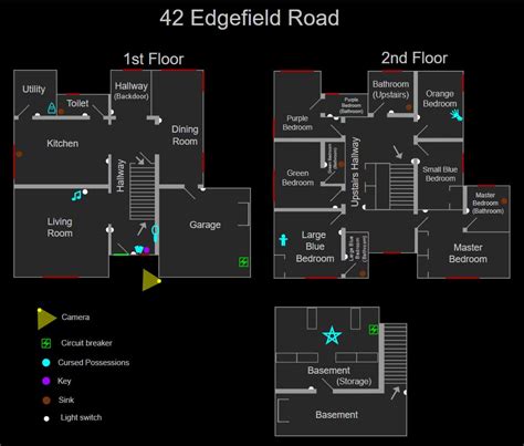 All The Cursed Objects Locations In Phasmophobia Small Maps