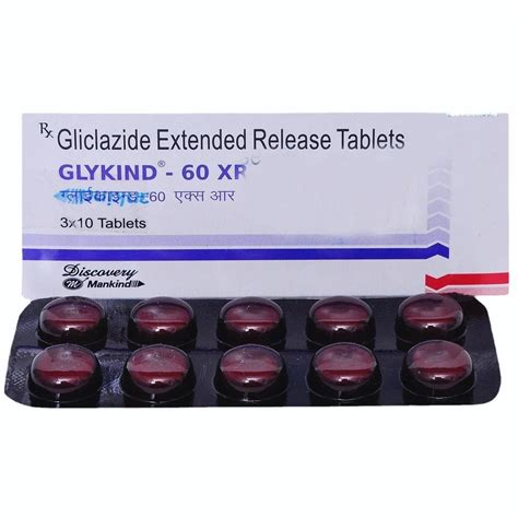 Gliclazide Tablet 60 Mg Packaging Size 3 X 10 Tablets At Rs 67 Stripe