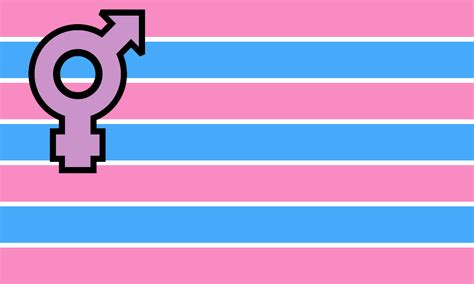 Transgender flag color codes