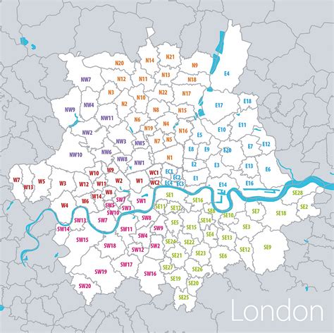 snazzy-london-postcode-map - HuNglia