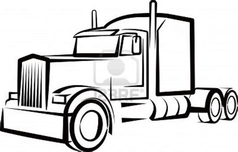 cartoon semi truck clipart - Len Tuggle