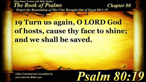 The Book Of Psalms Psalm 80 Bible Book 19 The Holy Bible Kjv