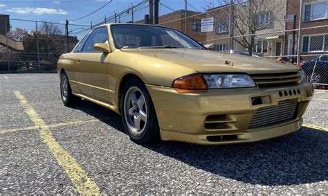 1991 Nissan Skyline Gt R Bnr32 Gold Greddy Intake Manifold Greddy Fuel Rail Tomei Cams Trust