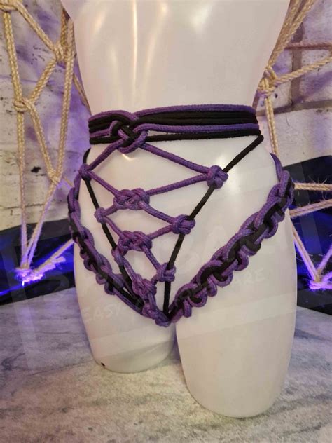 Shibarbi Girl Hip Harness Shibari Style Ropekini Hishi Karada Bikini