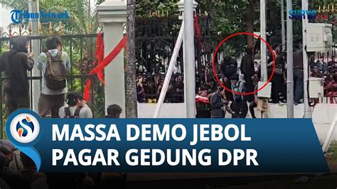 Demo Memanas Massa Unjuk Rasa Tolak Revisi Uu Pilkada Jebol Pagar