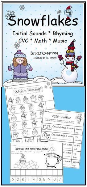 Snowflakes In Kindergarten Literacy Math Music Classroom Fun