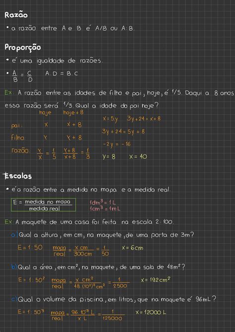 Solution Raz Es E Propor Es Matem Tica B Enem Vestibulares