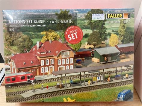 Faller H0 190288 Aktions Set Bahnhof Weidenbach Kaufen Auf Ricardo