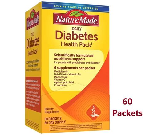 Nature Made Diabetes Health Pack Packets Lazada Ph