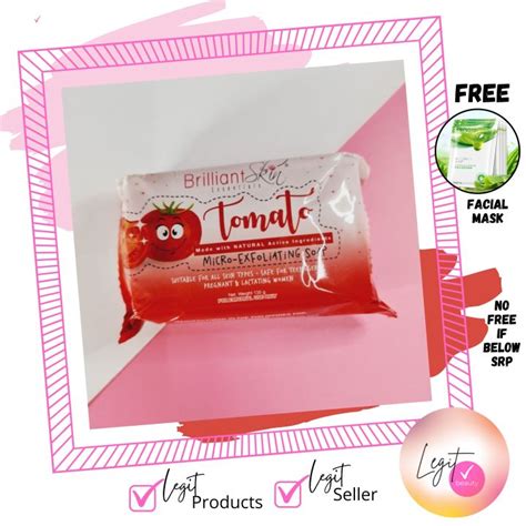 Brilliant Skin Micro Exfoliating Whitening Tomato Soap 135g Lazada PH