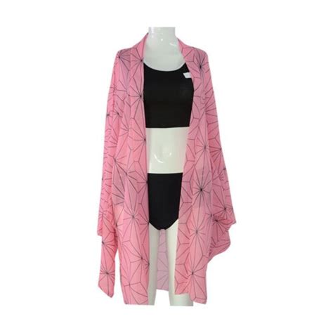 Kamado Nezuko S Bikini Slayer Swimsuit Demon Set Kimetsu No Yaiba Beach Cosplay Shinobu