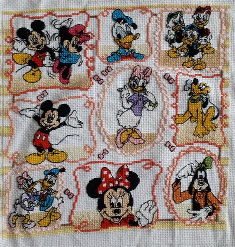 [fo] Part 2 4 Of The Disney Cross Stitch Subscription Magazine In Uk Published By Hatchett