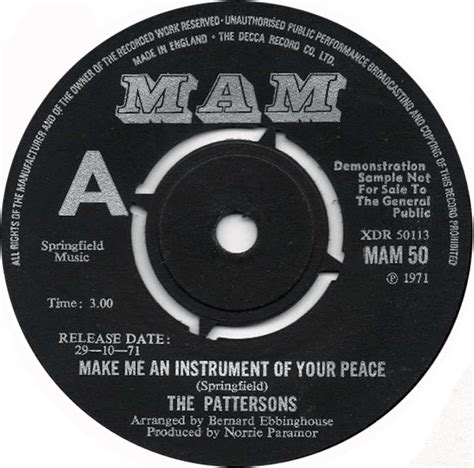 Make Me An Instrument Of Your Peace Images Of You By The Pattersons