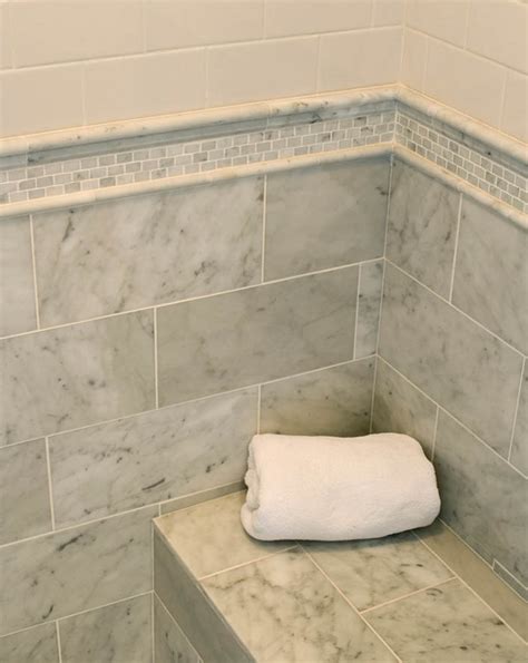 A Timeless Classic: Marble Subway Tile Bathroom - Home Tile Ideas