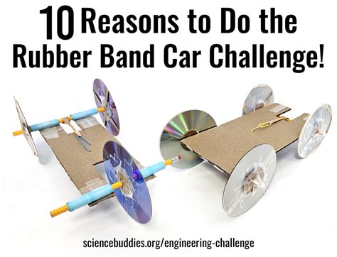 10 Reasons to Do the Rubber Band Car Engineering Challenge | Science ...