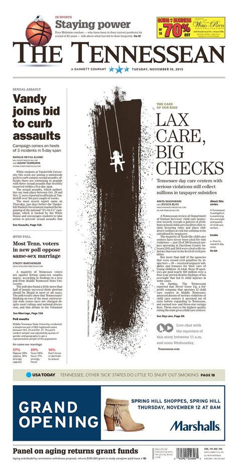 Montgomery Advertiser Today S Front Pages Newseum Graphic Design